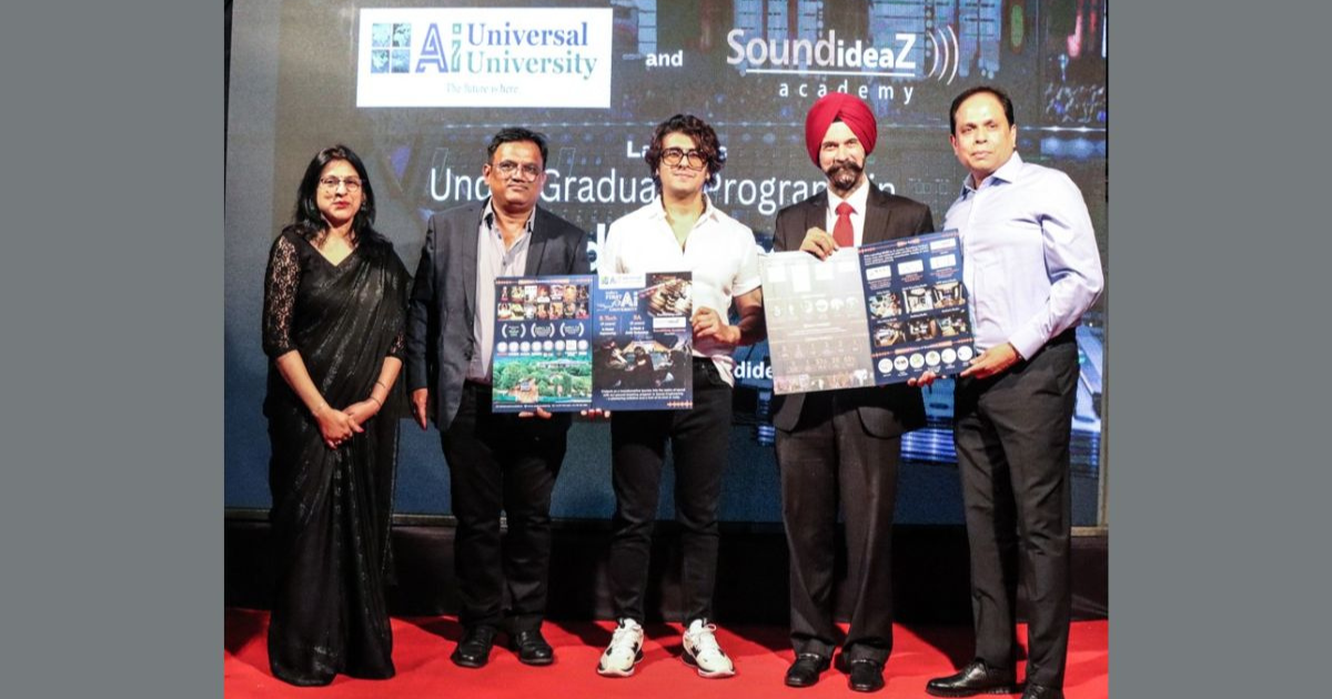 Universal AI University and SoundideaZ Academy Launch first AI - embedded Sound and Music Degree at the hands of Sonu Nigam